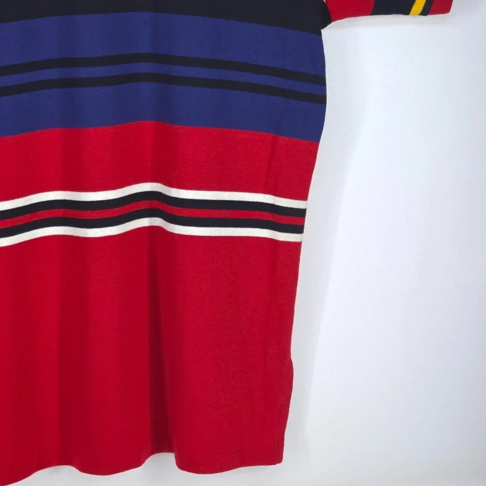 Vintage Ralph Lauren Polo Shirt Men Large Short Sleeve Striped 90s Old Money Y2K
